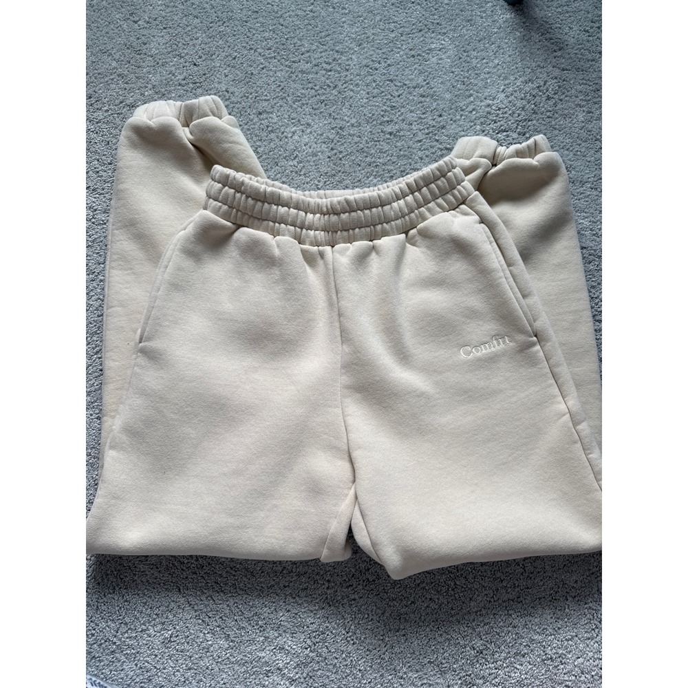 Comfy Beige Track Pants